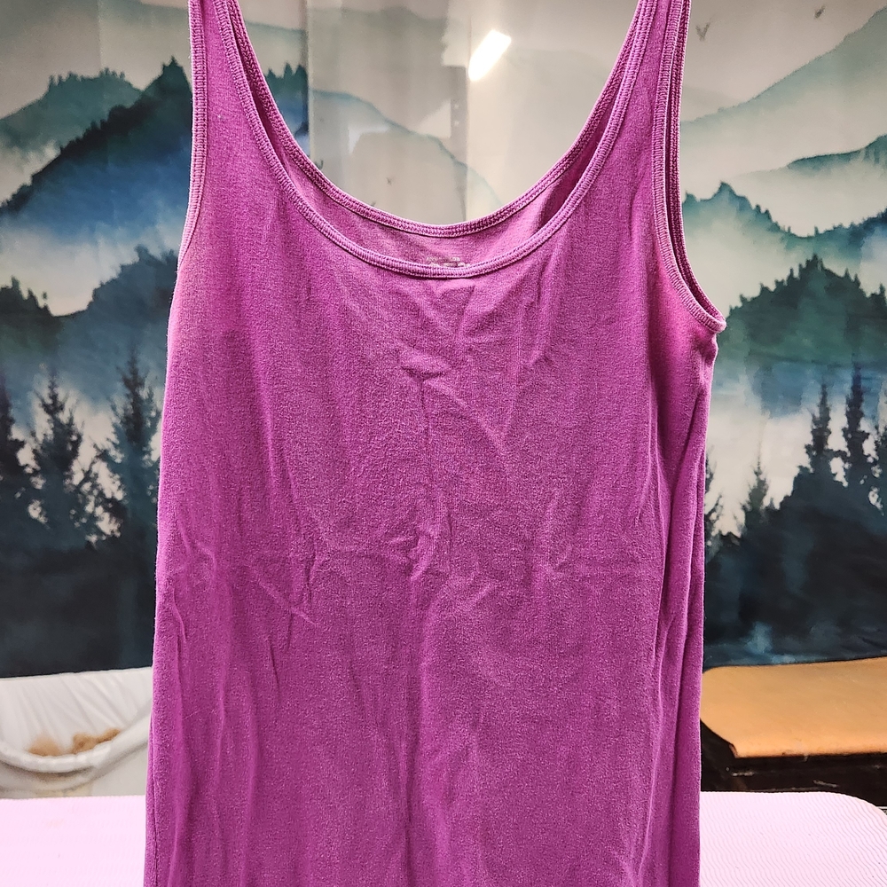 LOFT Vibrant Purple Tank Top